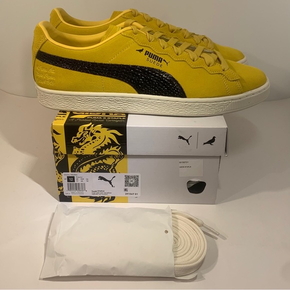 🐲 [BRAND NEW] PUMA SUEDE X JEFF STAPLE GIDRA MENS SHOES SIZE 12 SNEAKERS 🐲 - Picture 7 of 13